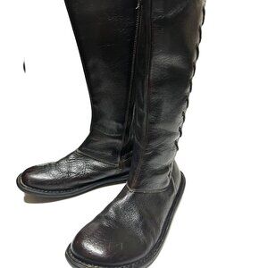 Kickers deep brown mid-calf boots sz 40/39